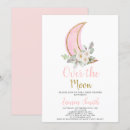 Search for over the moon invitations Pink