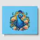 Search for peacock guest books Elegant