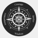 Search for virtues stickers Wisdom