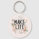 Search for the bright side key rings Flower