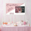 Search for pink graduation banners Celebration