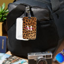 Search for leopard luggage tags Girly