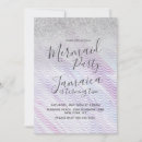 Search for mermaid scales birthday invitations Ocean