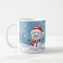 Search for snowman top hat mugs Cute