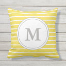 Search for yellow and white striped cushions Classic