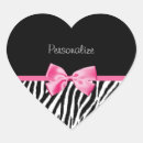 Search for zebra ribbon stickers Girly