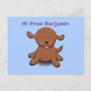 Search for cartoon puppy postcards Illustration