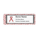 Search for breast cancer survivor return address labels Awareness