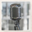Search for microphone coasters Vintage