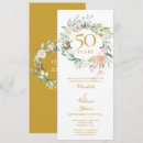 Search for golden wedding invitations 50 years
