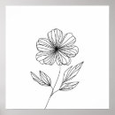Search for black and white flowers posters Simple