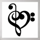 Search for treble clef posters Black and white