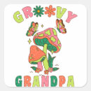 Search for vintage mushroom stickers Retro