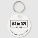 Search for 21st birthday key rings 21 years old