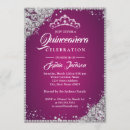 Search for pink and silver quinceanera invitations 15th birthday