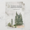 Search for fir tree invitation wedding invitations Rustic