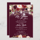 Search for burgundy quince invitations Watercolor