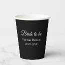 Search for bridal shower paper cups Bride to be