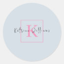 Search for pink and navy stickers Script