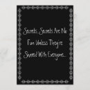Search for secrets invitations Black