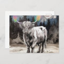 Search for highland cattle postcards Watercolor