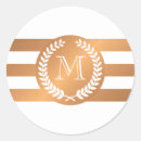 Search for laurel wreath monogram stickers Gold