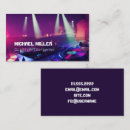 Search for singer business cards Disc jockey