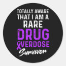 Search for drug awareness stickers Overdose awareness colour