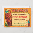 Search for tiki invitations Vintage