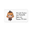 Search for illustrations return address labels Girl