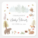 Search for woodland animals stickers Autumn