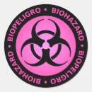Search for biohazard warning stickers Science