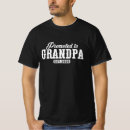 Search for pregnancy announcement tshirts Grandpa