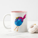 Search for cute blue bird mugs Colourful