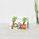 Search for zoo thank you cards Jungle