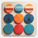 Search for modern geometric pattern stickers Orange