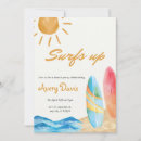 Search for up birthday invitations Surfboard