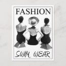 Search for 1950s fashion postcards Swimsuit
