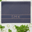 Search for navy blue gold tea towels Elegant