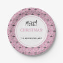 Search for black and white christmas paper plates Modern