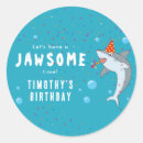 Search for kids shark stickers Blue