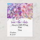Search for birthday save the date postcards Purple