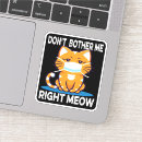 Search for right meow stickers Cute cat