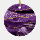Search for agate christmas tree decorations Purple