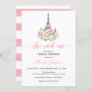 Search for paris bridal shower invitations She said oui