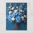 Search for blue hydrangea postcards White