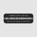 Search for thin silver line Correctional officer