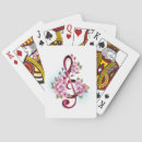 Search for treble playing cards Clef