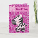Search for zebra and pink cards For kids