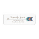 Search for boho arrow return address labels Bohemian